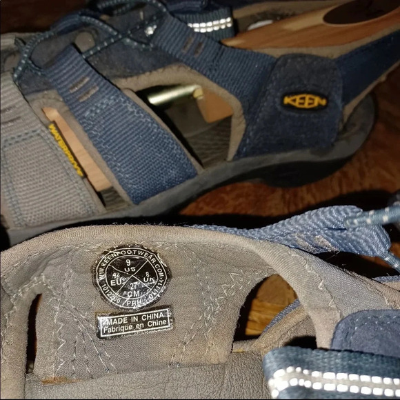 Keen Newport H2 Men's Blue Grey Sport Sandals 1012206 Size US 9 Preowned. - Picture 10 of 11